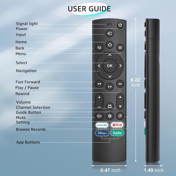 🔥Replacement for Insignia-Toshiba-Fire-Smart-Tv-Remote-Control BNWT🔥 - Picture 6 of 6